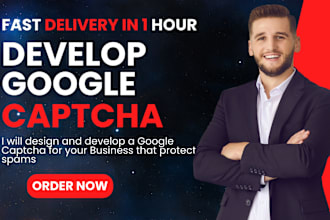 develop a google recaptcha, captcha for your wesite protect from spams