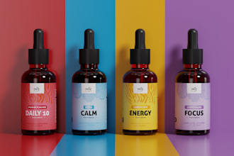do product packaging design and product label design for you