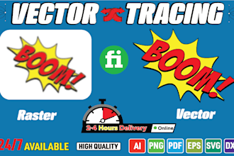 vector image, recreate logo, vector trace, convert to vector
