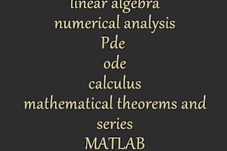 do geometry, calculus ,linear algebra, numerical analysis, octave, matlab