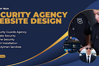 build a topnotch security agency, guard or consultancy website for your business