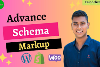 implement advanced schema markup for your targeted webpage