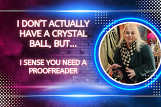 proofread edit or revise any document