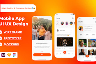 do app design, ui ux design, figma website design,app design,prototype,wireframe