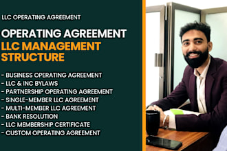 draft llc operating agreement bank resolution bylaws