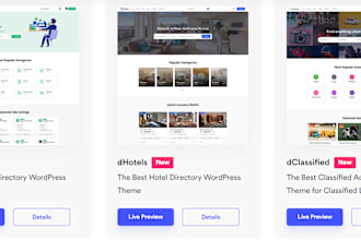 design and configure the directory builder for directorist and import data