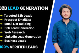 linkedin sales navigator b2b lead generation email list building lead gen
