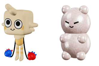 create cute 3d art for you