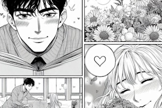 draw a character in manga style