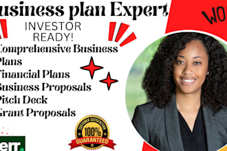 craft an eloquent business plan, proposal, financial model, business plan