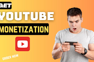 do complete youtube channel monetization and promotion