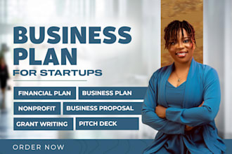 create a business plan, business proposal, and pitch decks