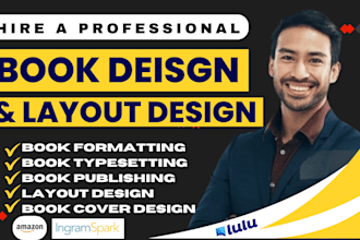 do manuscript editing, book formatting for KDP paperback and book publishing