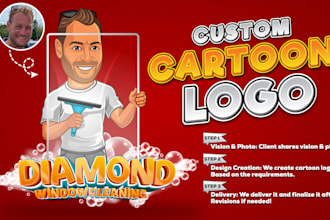 design mascot avatar logo for business, youtube, twitch, and facebook