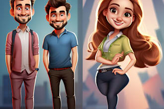 draw cartoon caricature from photo