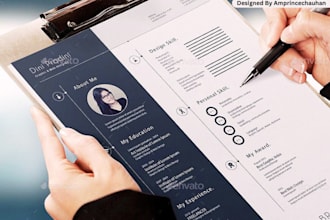 make any type of cv maker and professional cv design in 1 hour