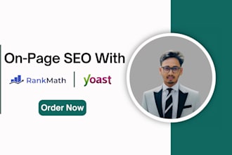 provide on page SEO for your wordpress website using rankmath