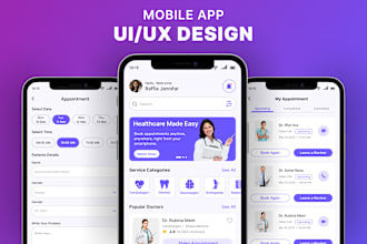 do mobile app UI UX design in figma wireframe prototype