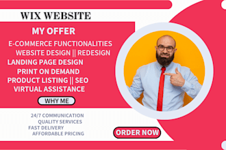 setup wix store printful printify seo wix booking membership redesign wix hotel