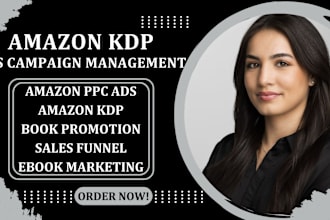 be your amazon ppc ads campaign kdp book promotion ebook marketing sales funnel