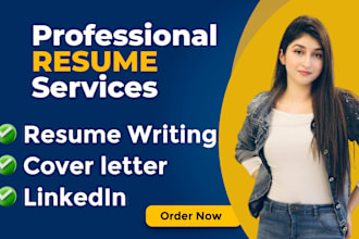 write professional resume writng,CV and cover letter