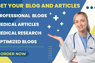write expert medical and pharmaceutical articles as a pharmacist