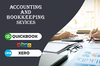 do setup, cleanup and bookkeeping in quickbooks online and xero