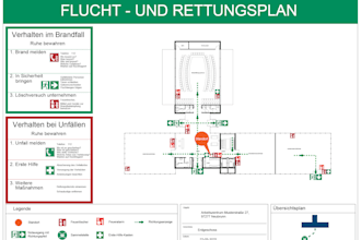 create an evacuation plan for german businesses