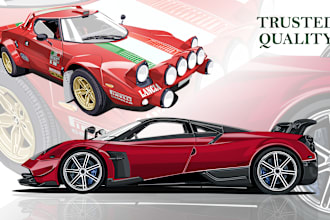 vector car illustration of your car or vehicle