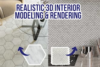 provide professional 3d tile modeling and rendering services