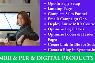 setup and optimize master resell rights course in systemeio