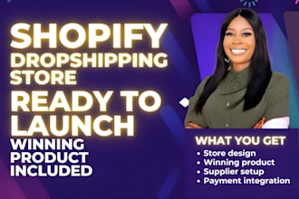 build a shopify dropshipping store with winning products and fast suppliers