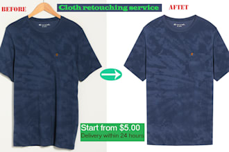cloth retouching service by photoshop