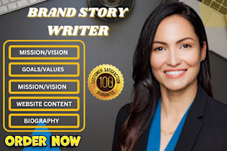 write your brand story, about us, mission statement, amazon brand story, bio