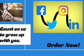 do organic growth of linkedin facebook and twitter followers