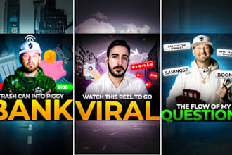 design unique instagram reels cover or thumbnails
