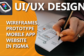 design wireframes mobile app ui UX design prototype in figma