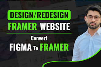 build framer website design, figma to framer website