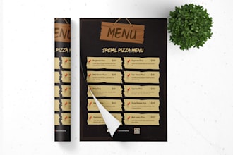 do a professional menu design, food menu, restaurant menu design