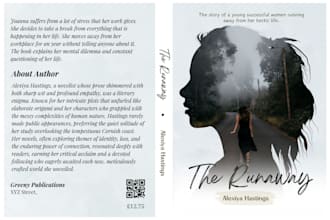 create back cover and spine for book