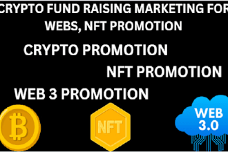do successful crypto fund raising marketing for web3, ico project