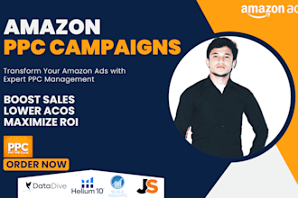 be your amazon PPC expert for campaigns setup management and optimization