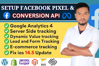 setup facebook conversion API meta fb pixel GTM,ga4 server side tracking