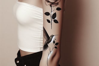 draw your idea into a tattoo sleeve aetwork