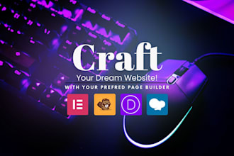 craft your wordpress dream with any page builder