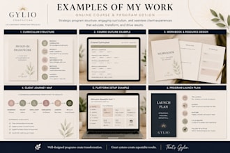 design your online course curriculum and client journey