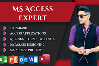 create edit design maintain ms access database