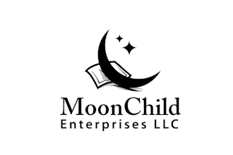 design honorable admirable moon child logo