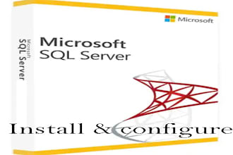 install and configure sql server