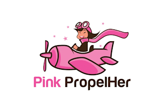 design exquisitely helpful pink propel her logo